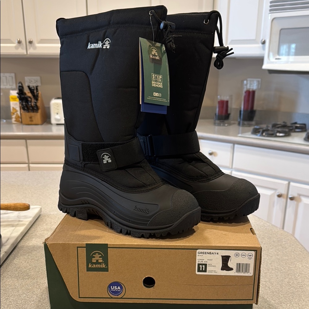 Kamik Black Winter Boots